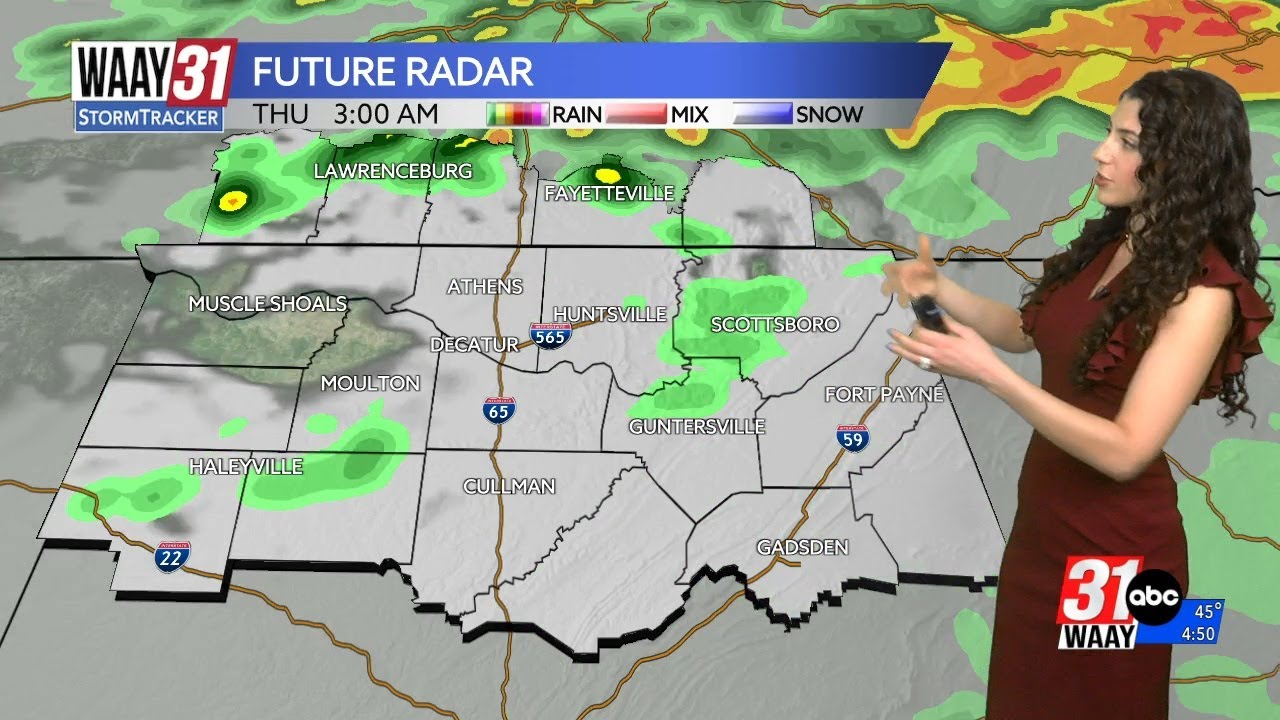 Cloudy, warmer today ahead of all day Thursday rain
