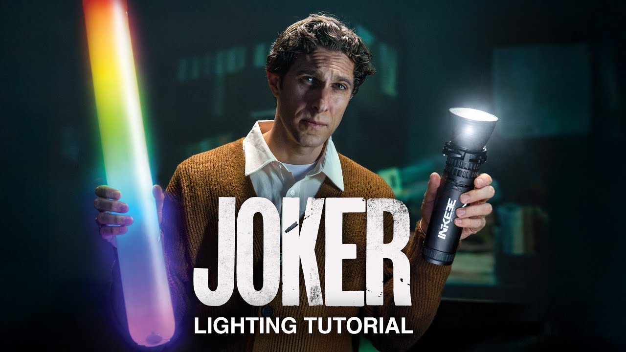 Joker Lighting Tutorial | Cinematic Lighting with Inkee God Crow 150 & Gold Crow 30 Air
