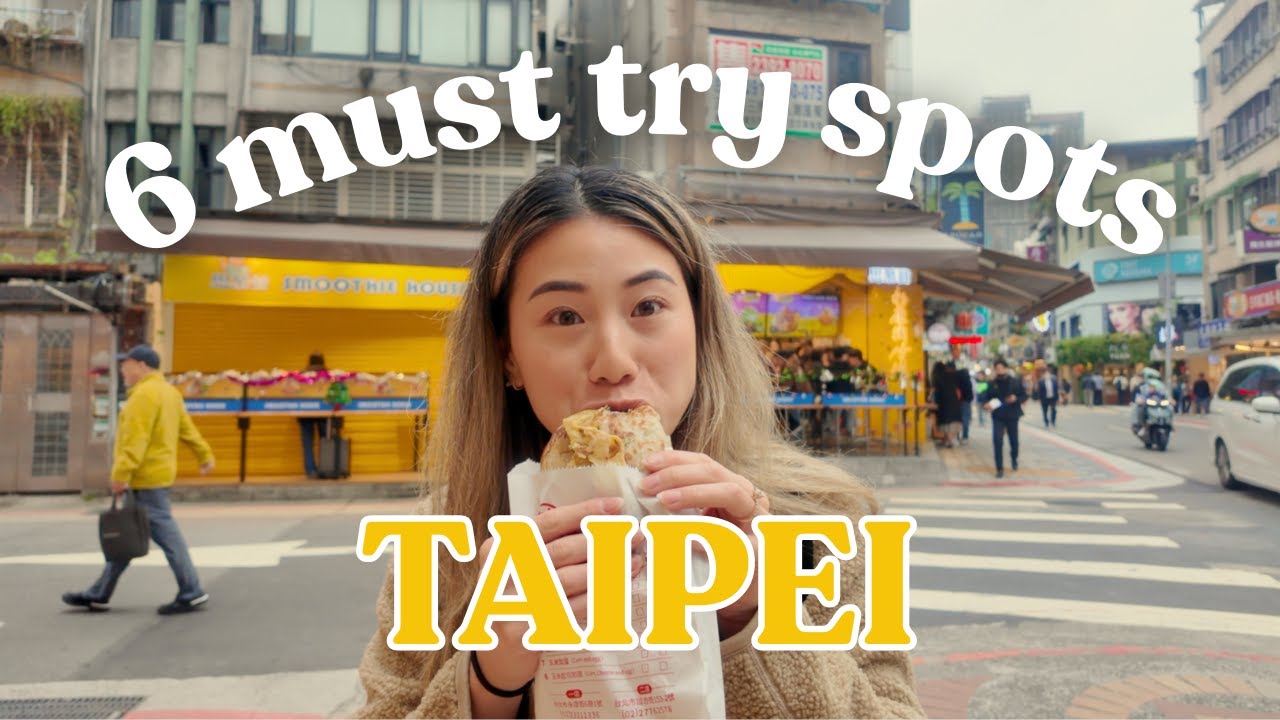 6 MUST TRY food spots in TAIPEI! | The BEST noodles, dessert, & classics the city has to offer!