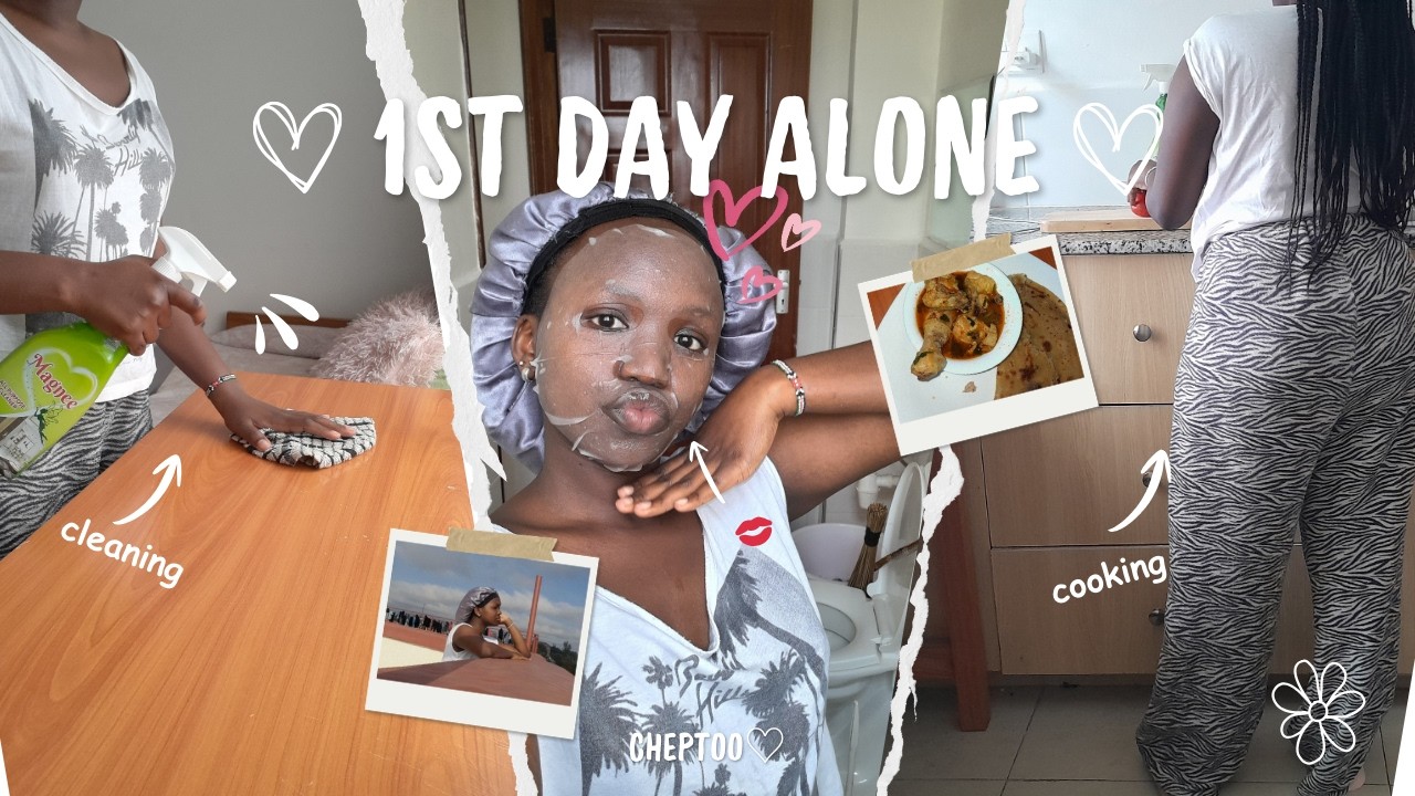 Solo living diaries🌻: My first day in my new mini apartment🎀