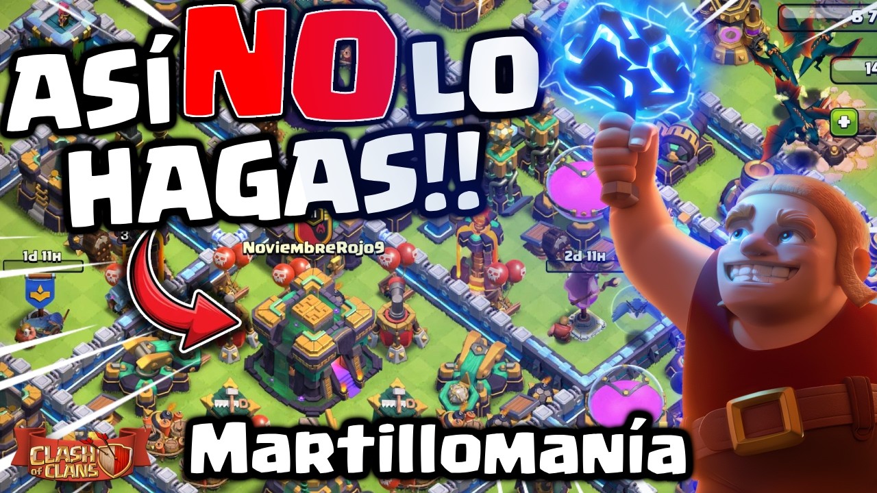 7 cosas que ❌ NO DEBES HACER durante Martillomanía Hammer Jam! ⚒️ – Clash of Clans