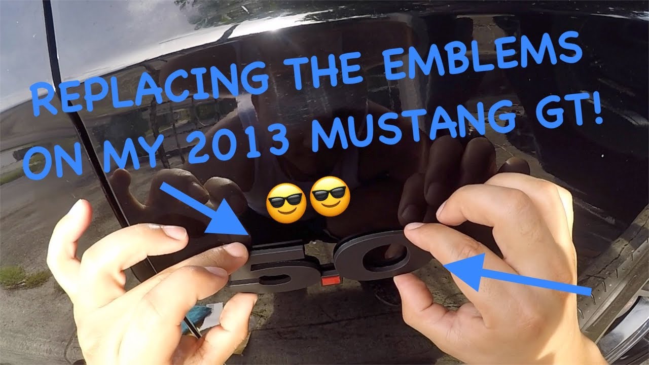 Replacing the fender emblems on my 2013 Mustang GT