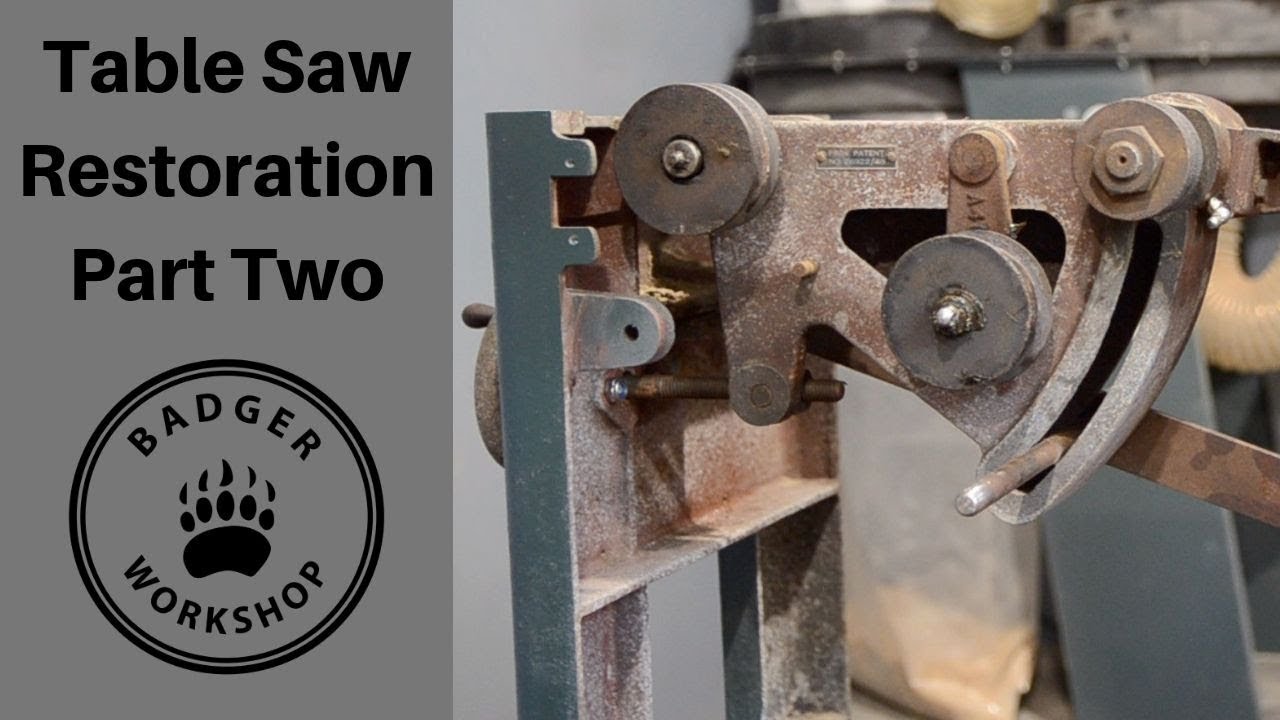 Multico A1 Table Saw Restoration Part Two