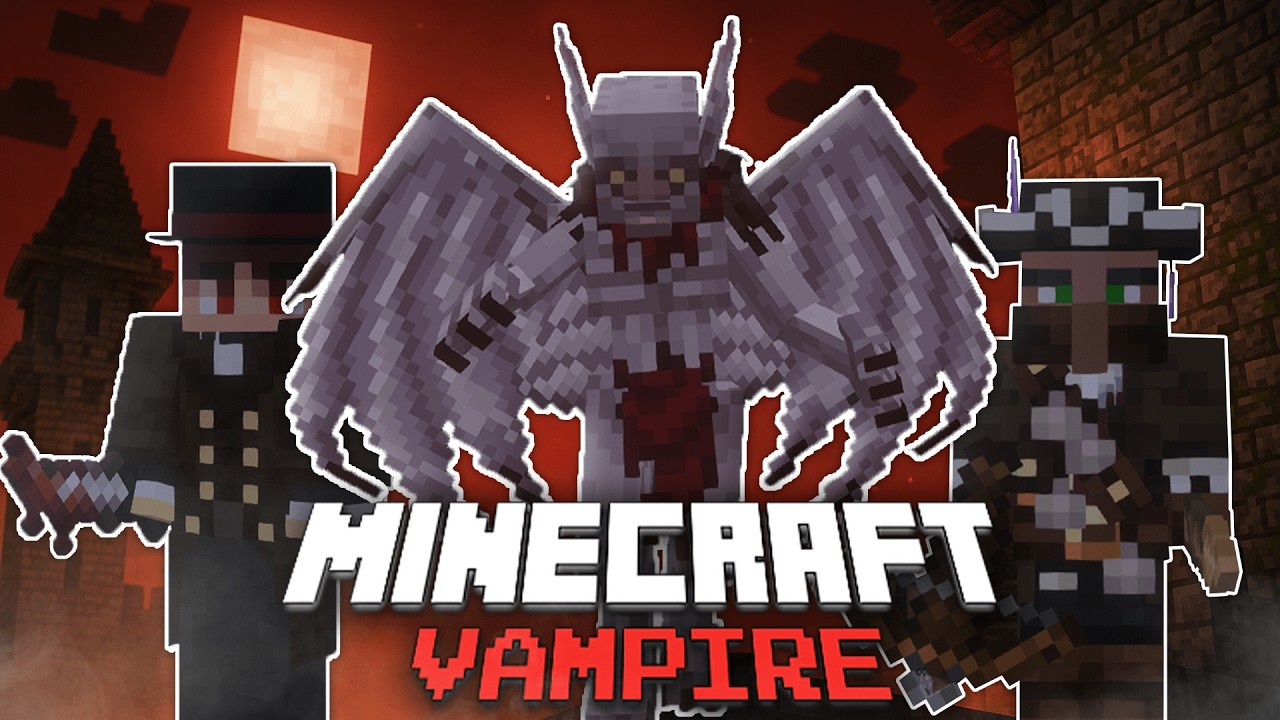 Ce Mod a transform&eacute; Minecraft en un jeu de VAMPIRES !