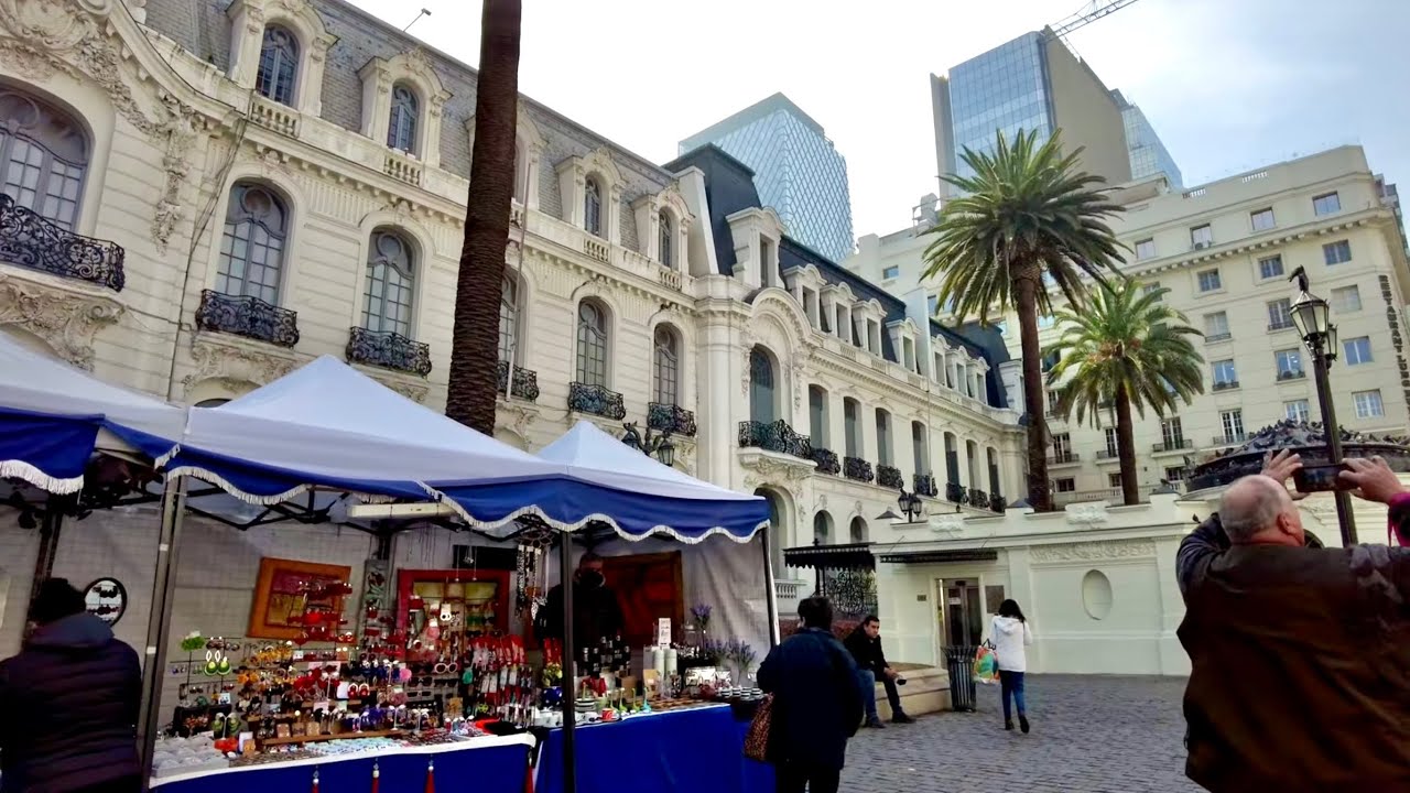 Walking Santiago de Chile City Center