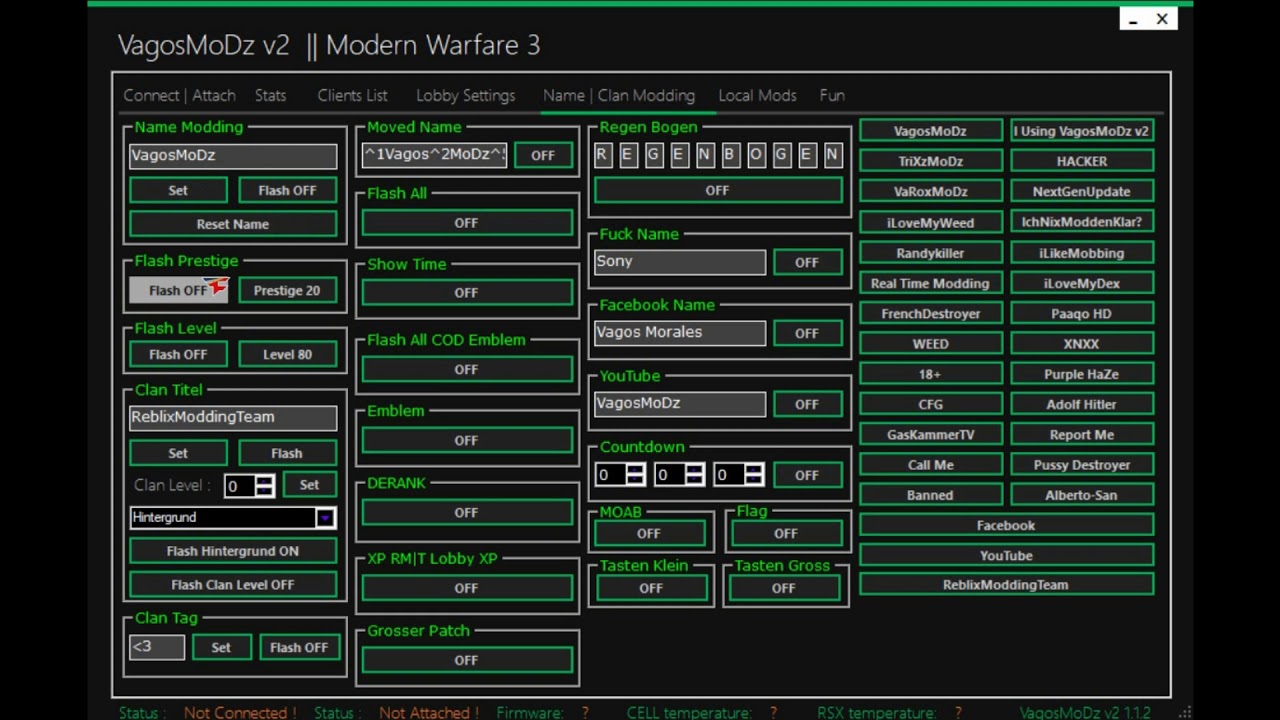 ✦MW3✦ VagosMoDz V2 RTM Tool ✦DOWNLOAD + SHOWCASE✦