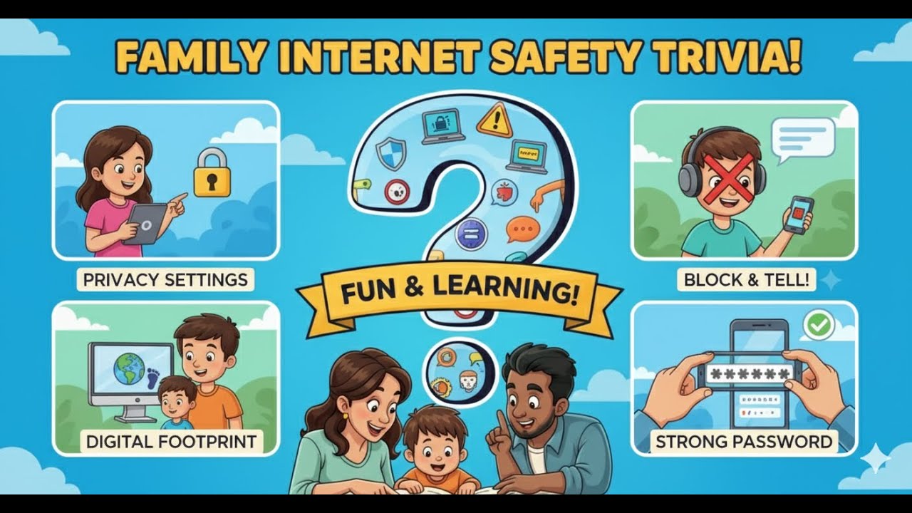 INTERNET SAFETY TRIVIA! 🛡️💻 Kids & Parents Cyber Security Quiz | Stay Safe Online