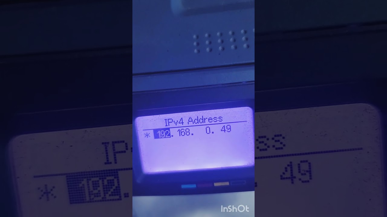 Oki C711 network setup