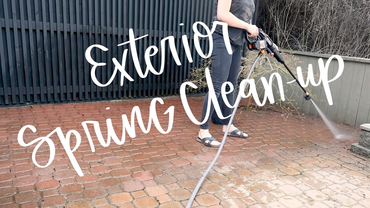 Exterior Spring Clean Up Landscaping | With Checklist