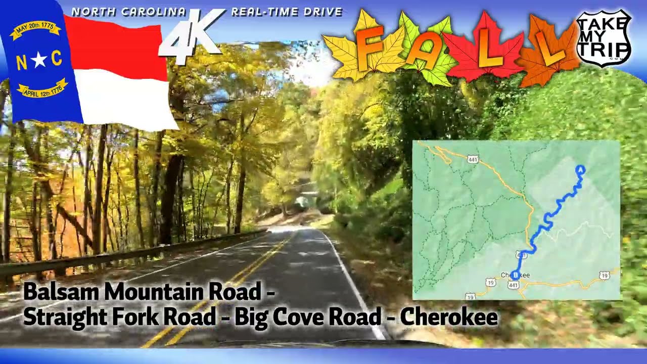 Great Smoky Mountains National Park: little-known Balsam Mountain Road, beautiful in the Fall Colors