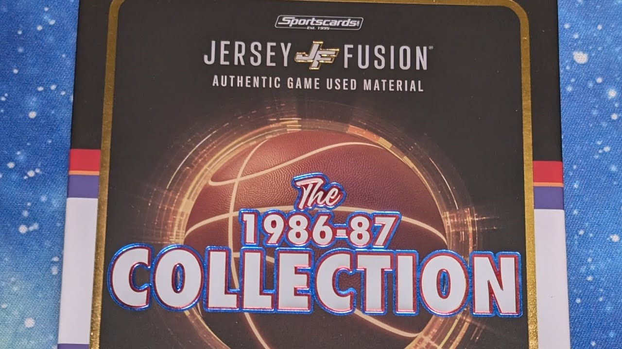 Jersey Fusion 1986-87 Fleer Basketball unboxing