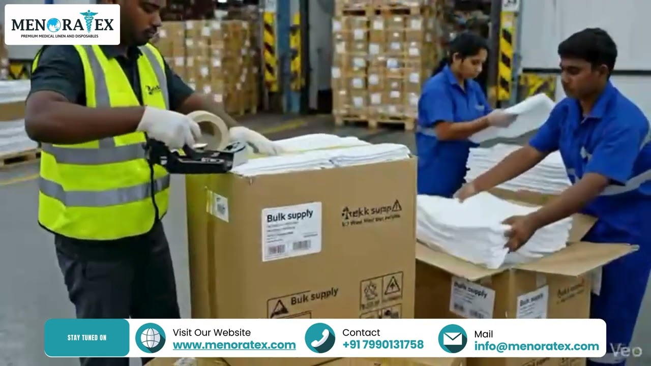 Hospital Linen Manufacturing & Bulk Export from India | Menoratex 