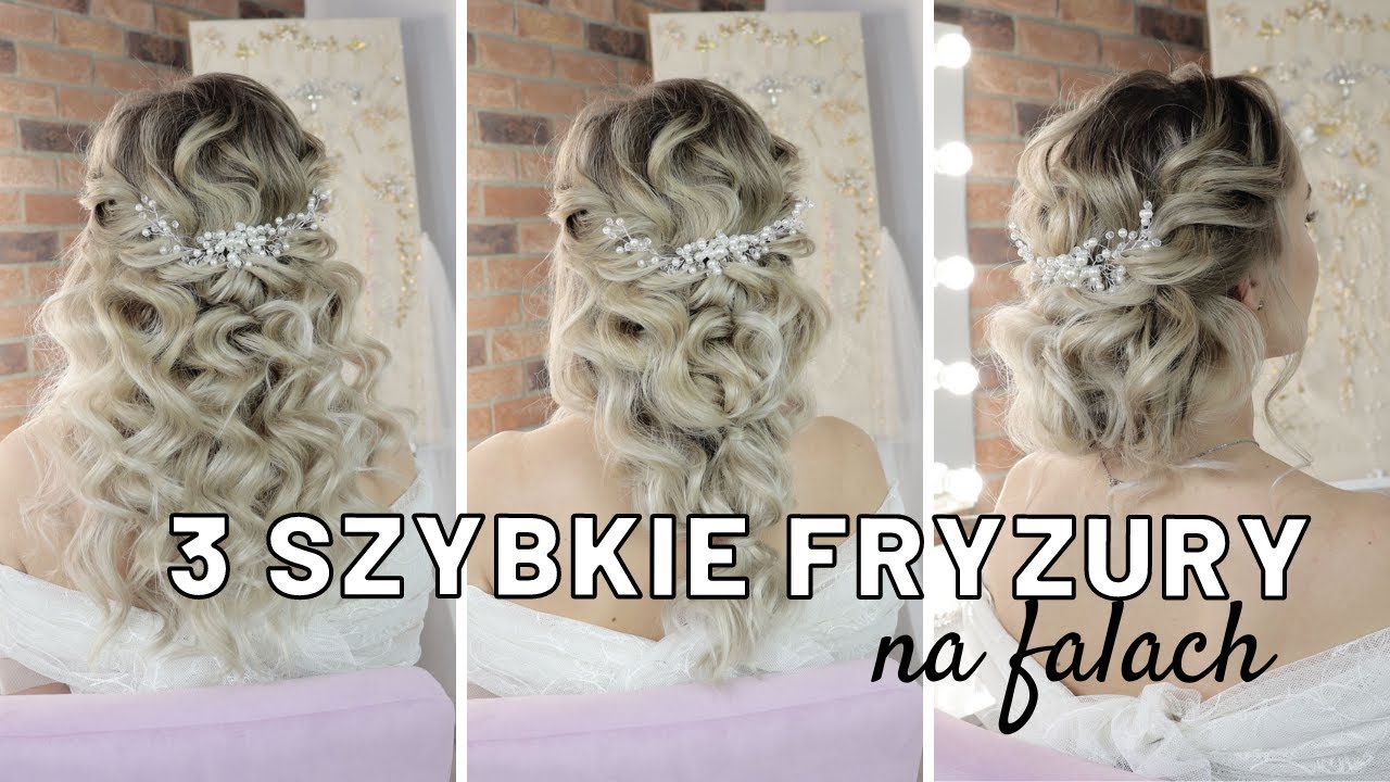 3 SUPER PROSTE FRYZURY na falowanych włosach