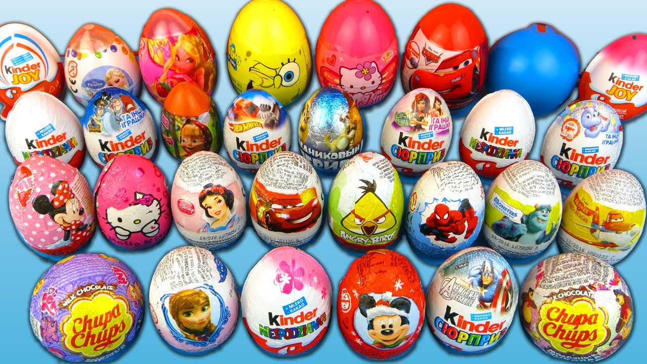 Kinder Surprise Eggs Old Videos Remastered ASMR from 2016 Childhood Nostalgia