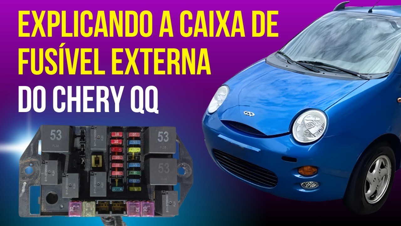 Chery QQ - Tudo sobre a caixa de fusível externa.