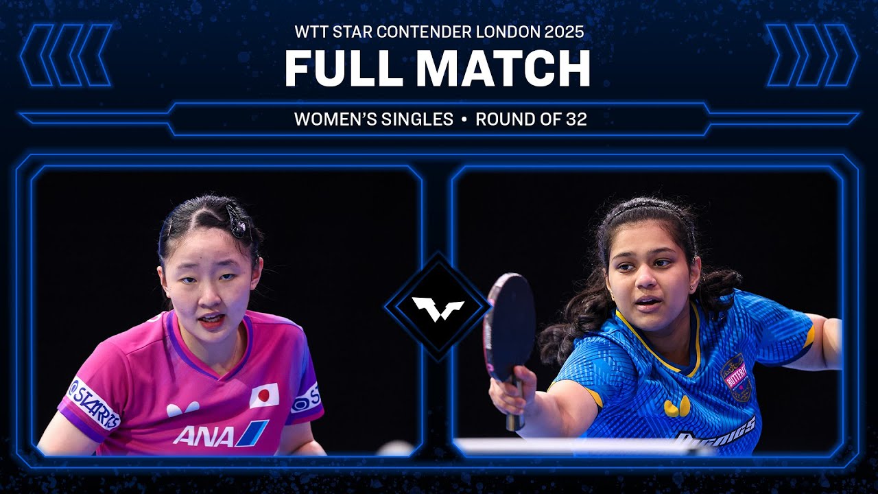 FULL MATCH | Miwa Harimoto vs Diya Chitale | WS R32 | #WTTLondon 2025