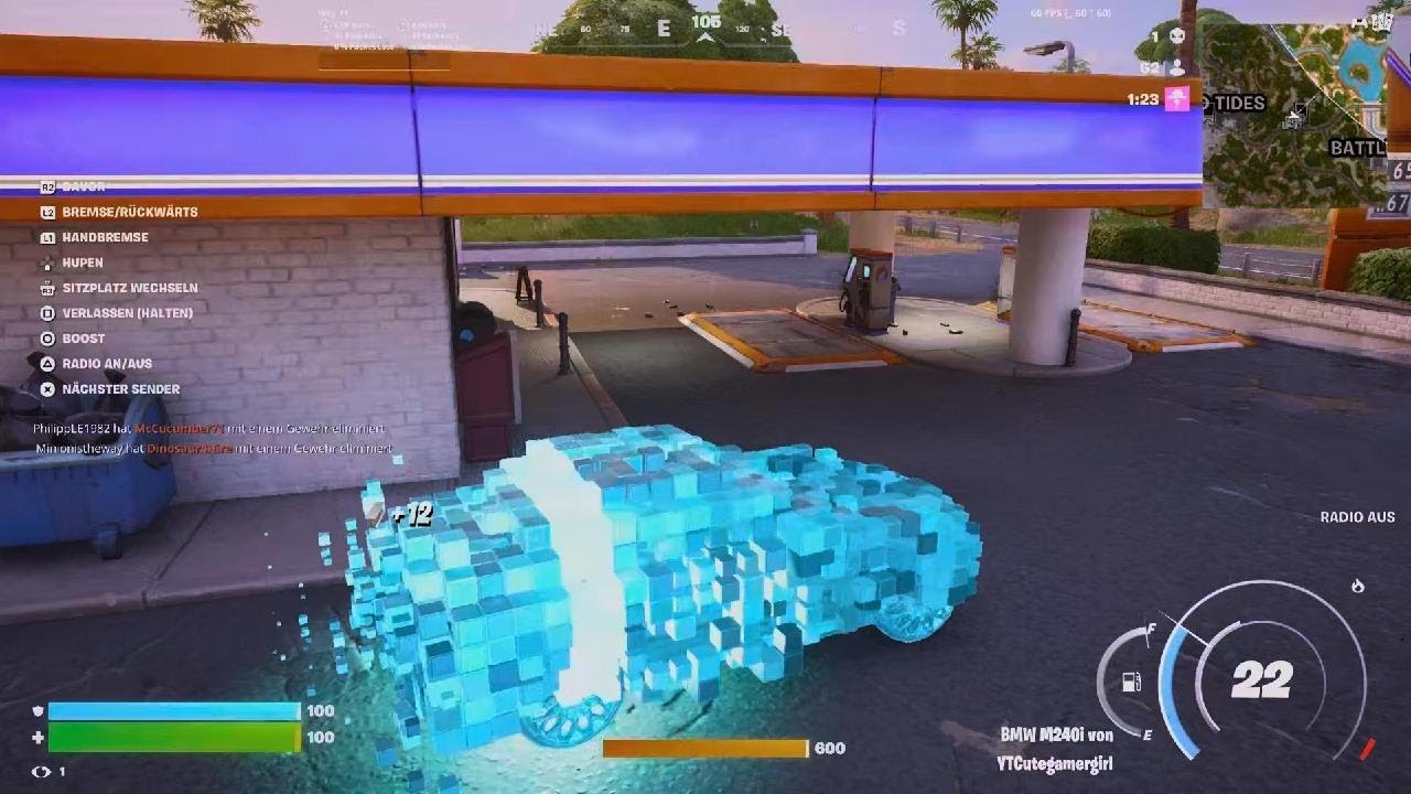 Fortnite Nach jedem Kill die Helligkeit runterstellen.