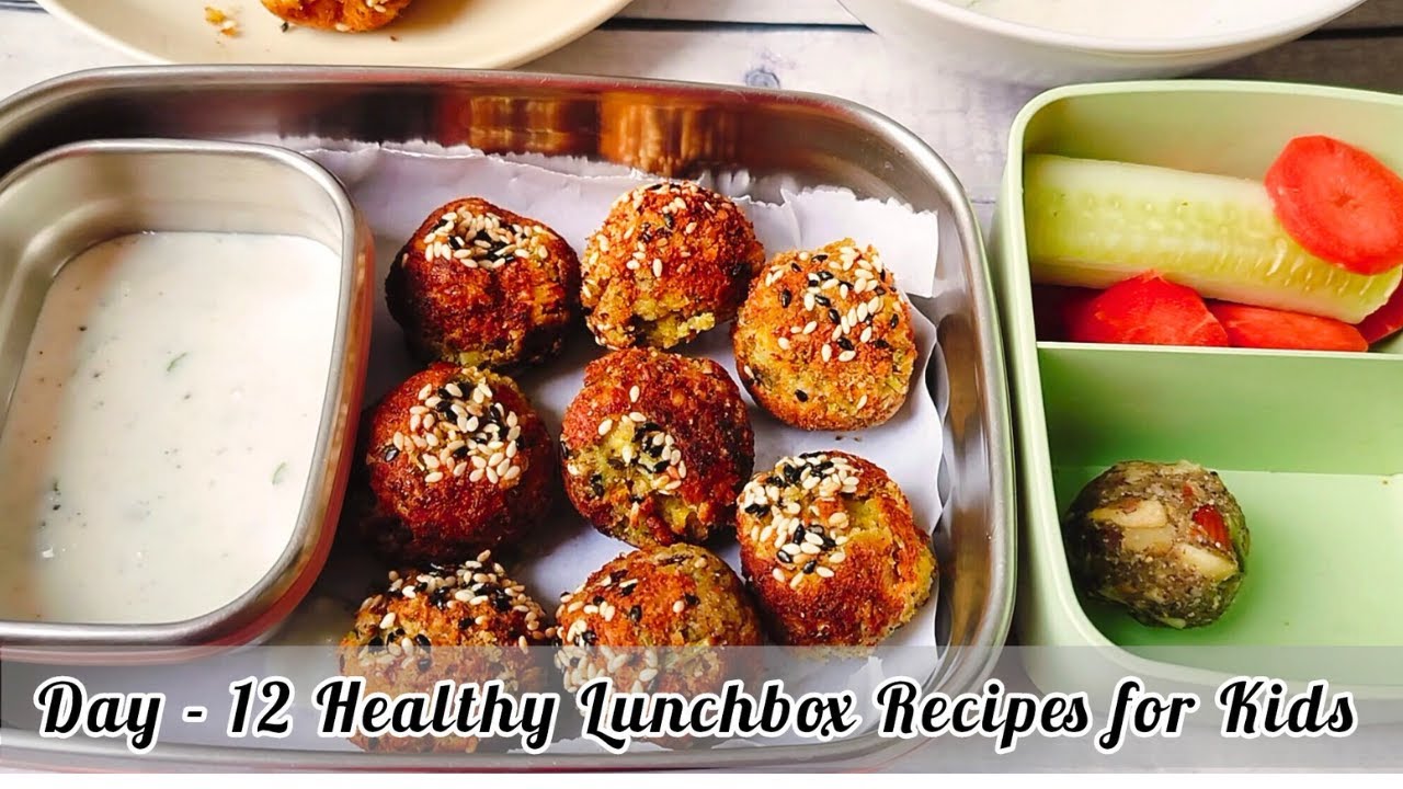 Day - 12 Healthy Lunchbox Recipes for Kids | High Protein Easy Tiffin Ideas for Kids | Tiffin Recipe
