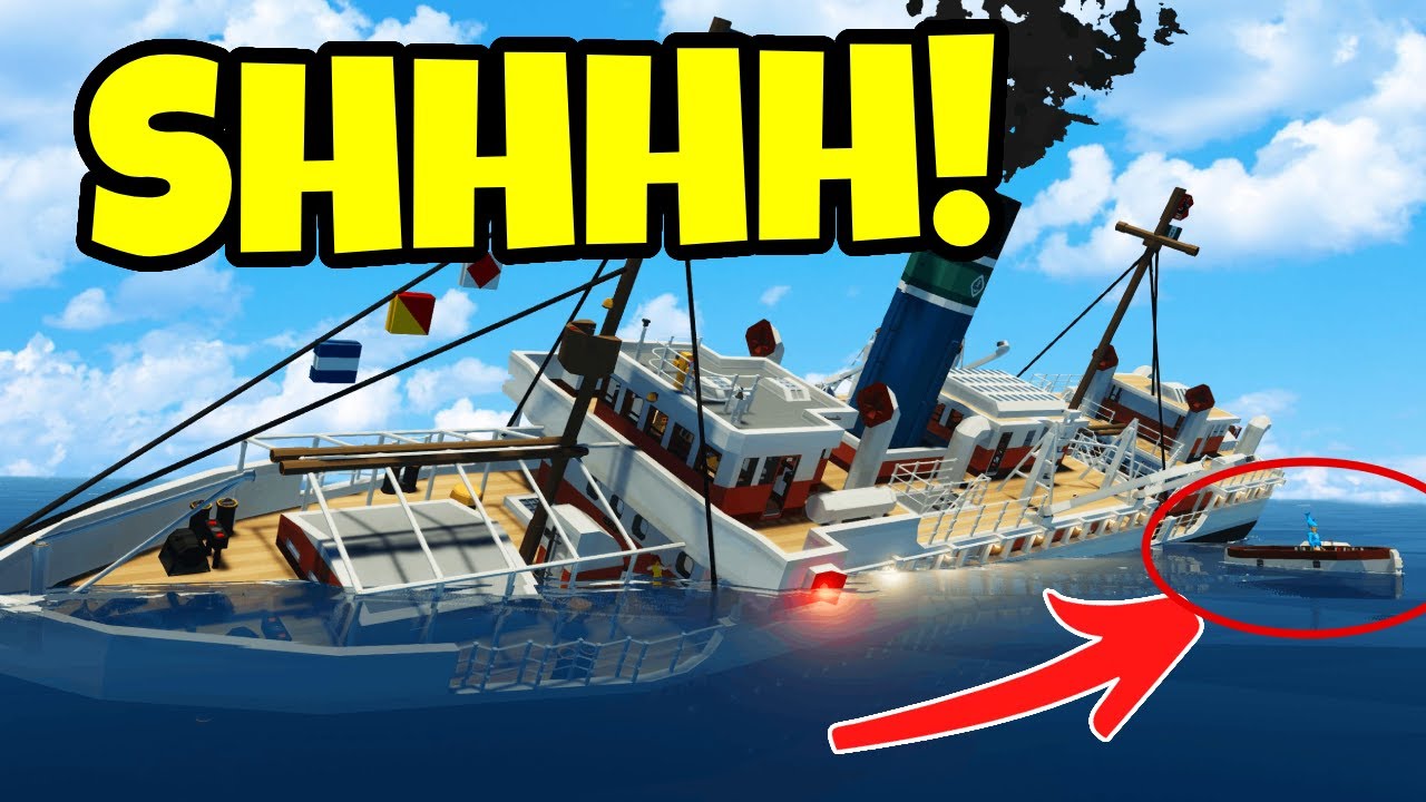 Leaving ALL PASSENGERS ON THE SINKING SS Weka! - Stormworks Gameplay