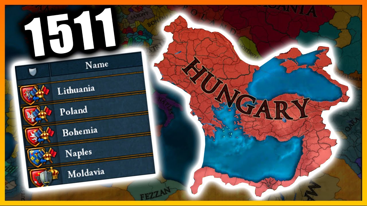 EU4 Hungary, but I made it look UTTERLY BROKEN