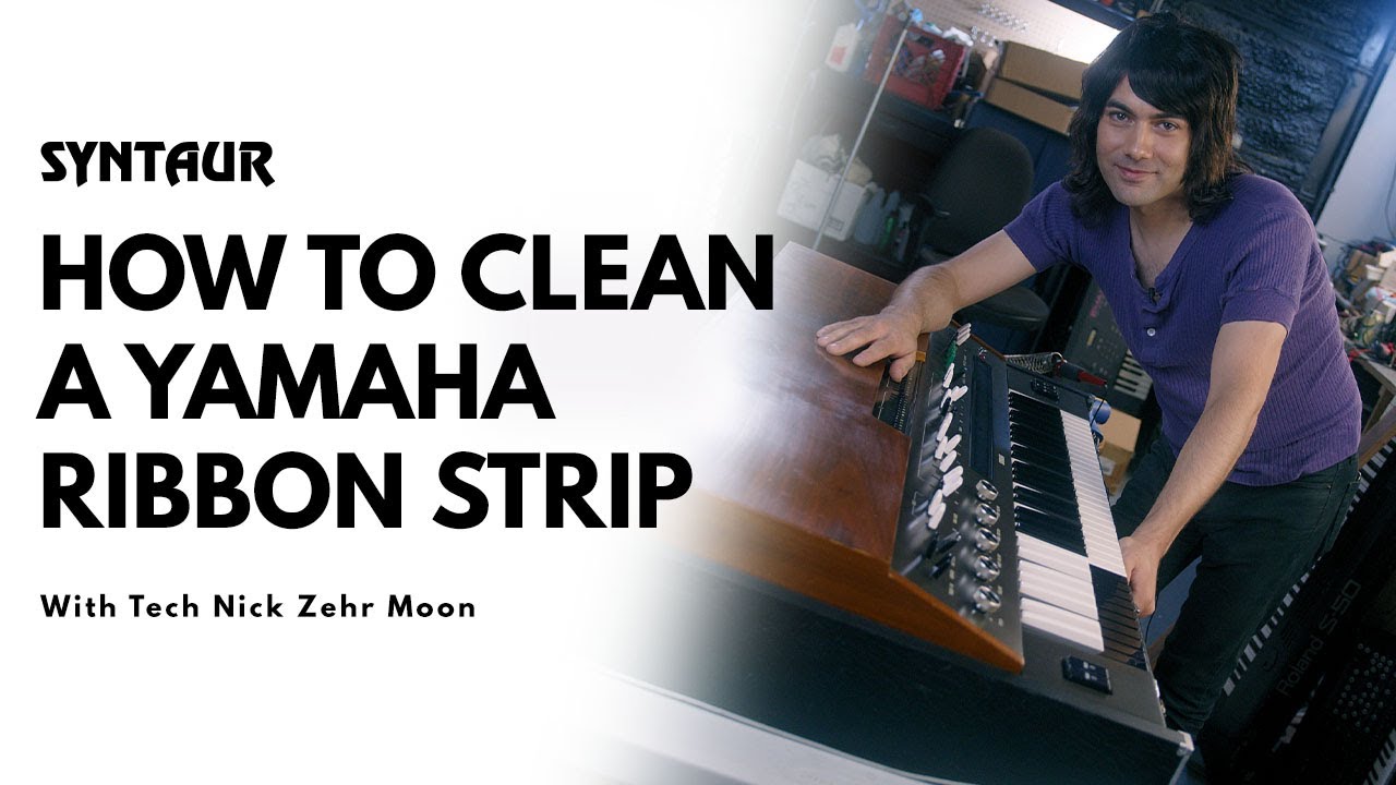 How To Clean a Yamaha Ribbon Strip (YC30)