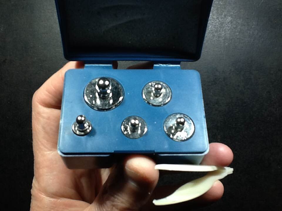 Testing cheap ebay calibration weights.