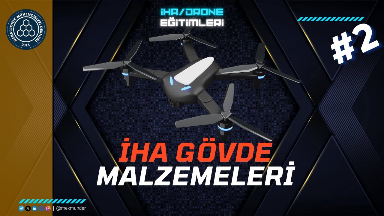İHA G&ouml;vde Malzemeleri ve Farkları - Temel İHA/DRONE Eğitimleri, Sekt&ouml;rel Eğitimler