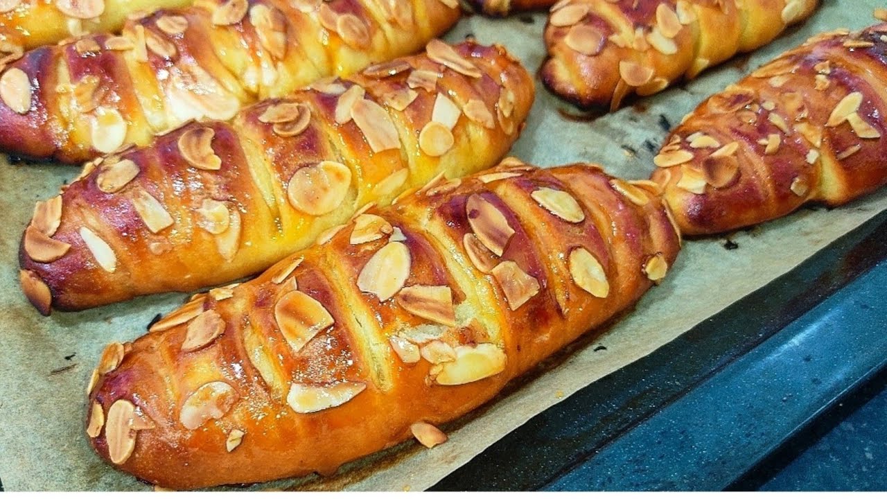 بريوش الملعقة محشي بالمربى يهبل ما يتشبعش اقتصادي سريع التحضير بلادلك  brioche