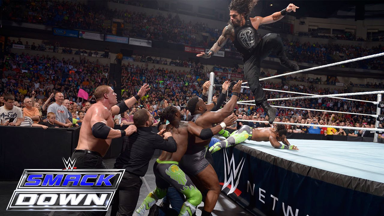 Дин Эмброуз и Роман Рейнс против Кейна и Сета Роллинса: SmackDown, 28 мая 2015 г.