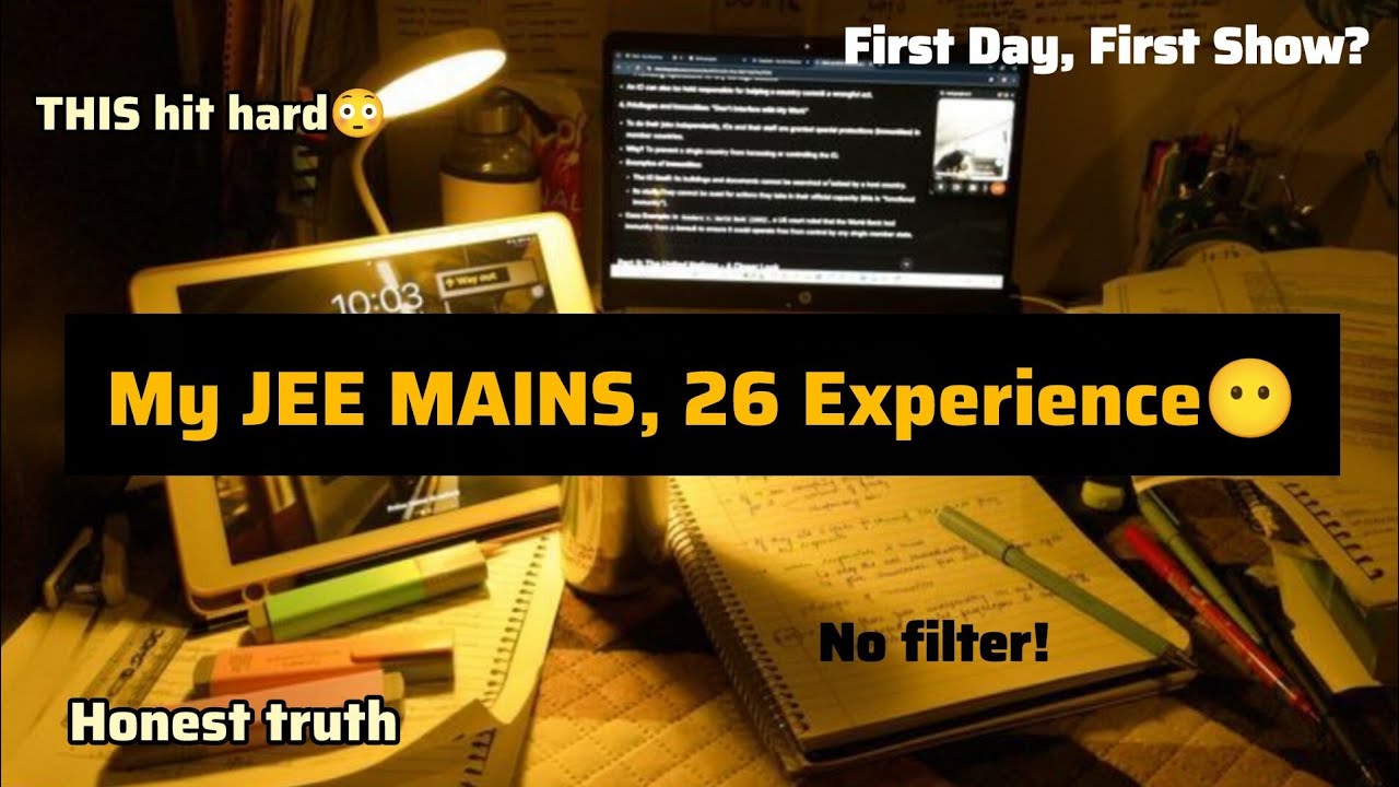 JEE Mains Exam Experience 😳 | Reality NO ONE Talks About | Honest experience