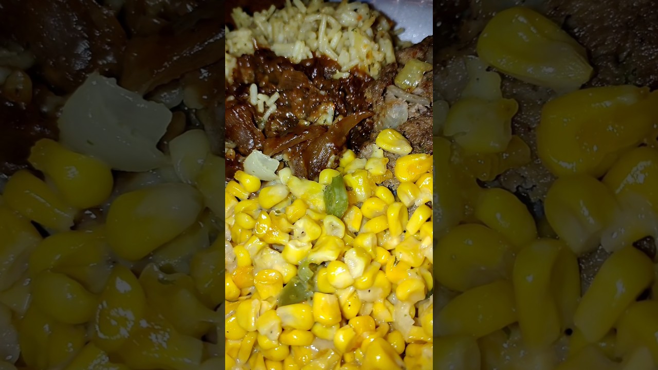 #MexicanStreetCorn #HamburgerSteak #RiceAndGravy  #timetoeat #foodtime #food #foodie #fyp