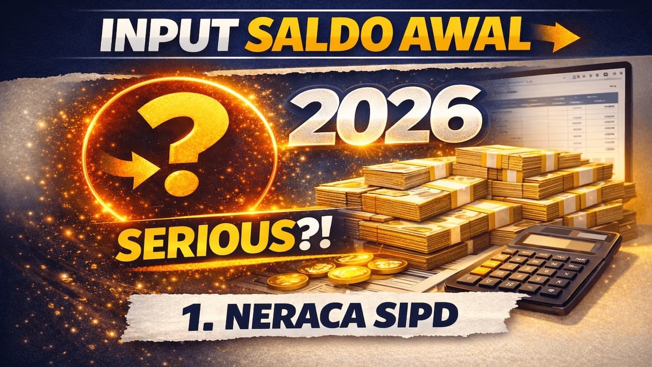 [Part 1] Input Saldo Awal SIPD 2026  - Neraca