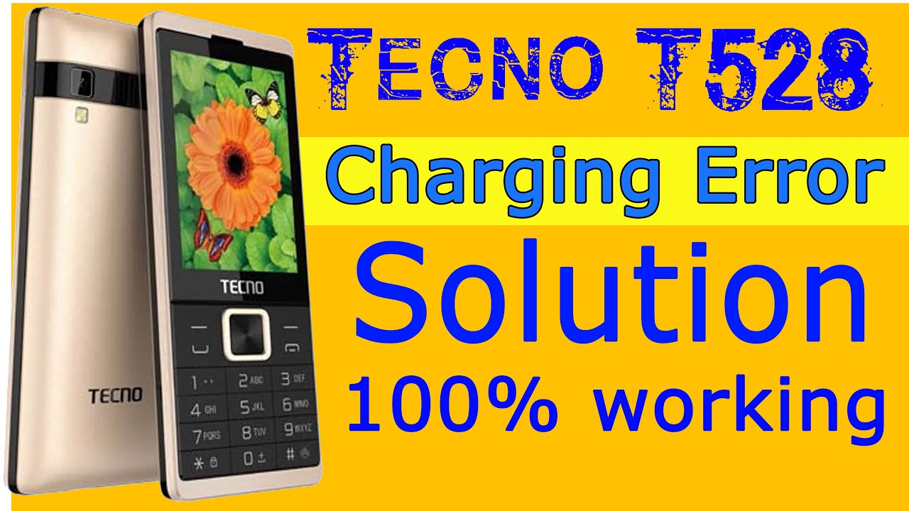 Tecno 528 Charging Error FIXED ⚡ 100 Working Solution
