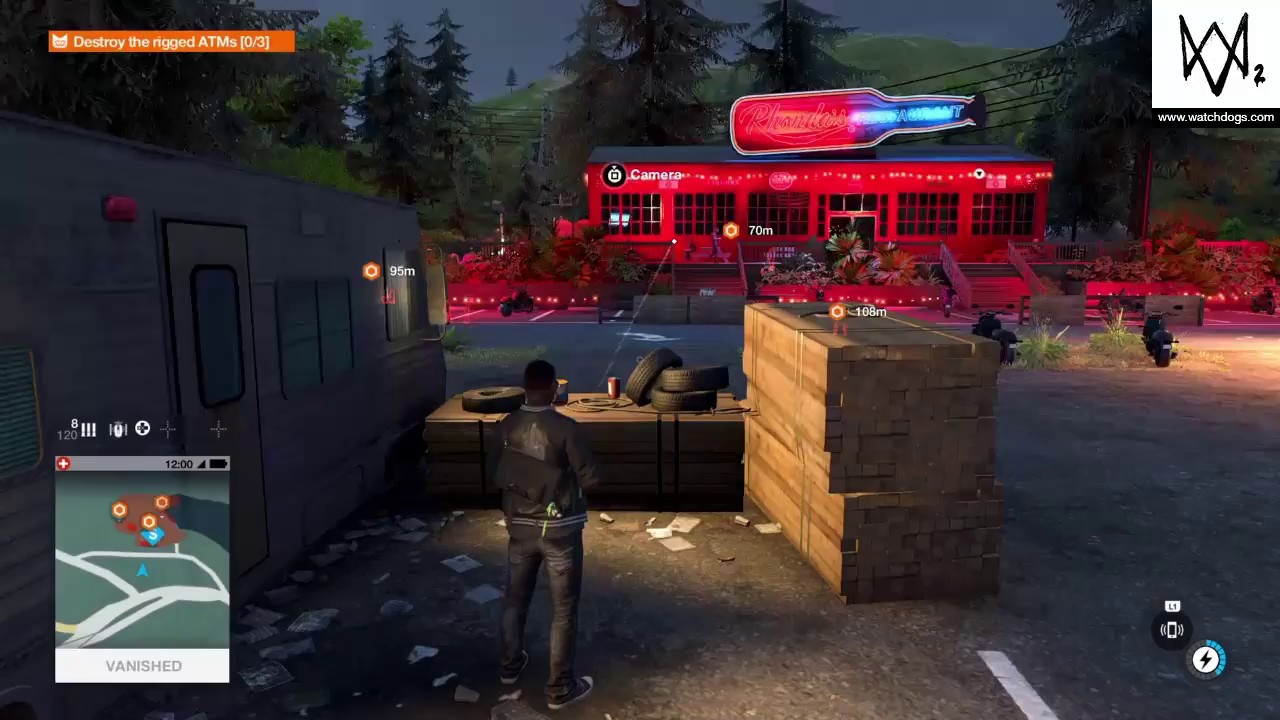 Watch Dogs 2: Hacker War - destroy the ATMs in ghost mode walkthrough help