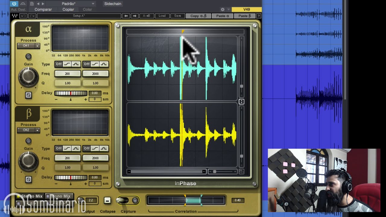 Alinhando e Corrigindo a Fase na Mixagem com Waves inPhase