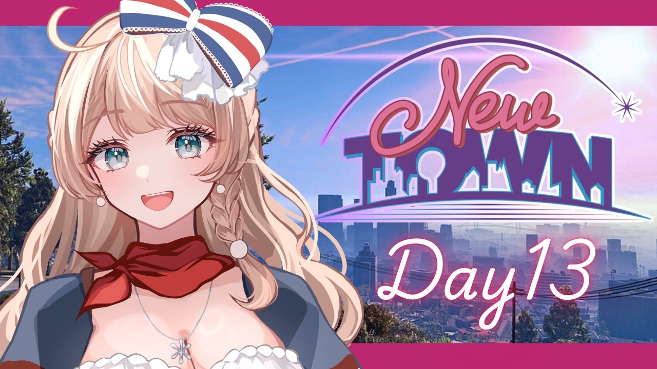 〖#NEWTOWN〗イベントのちらしができた✨参加者募集もスタートだ～！DAY13〖#マリートリコロール/#vtuber/GTA〗