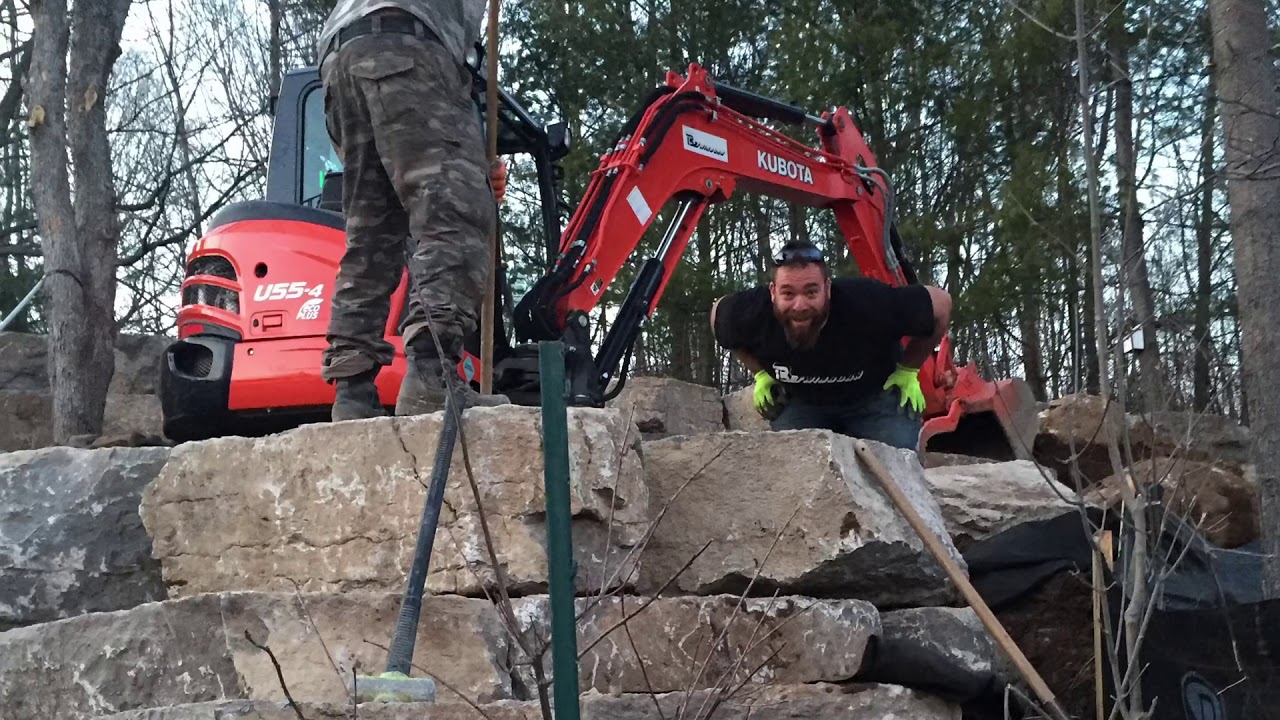 Armour Stone Retaining Walls