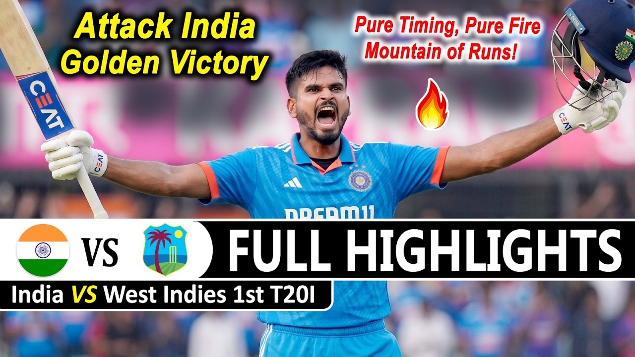 India Vs West Indies 1st T20 Match Full Highlights 2026 | Ind Vs WI Highlights