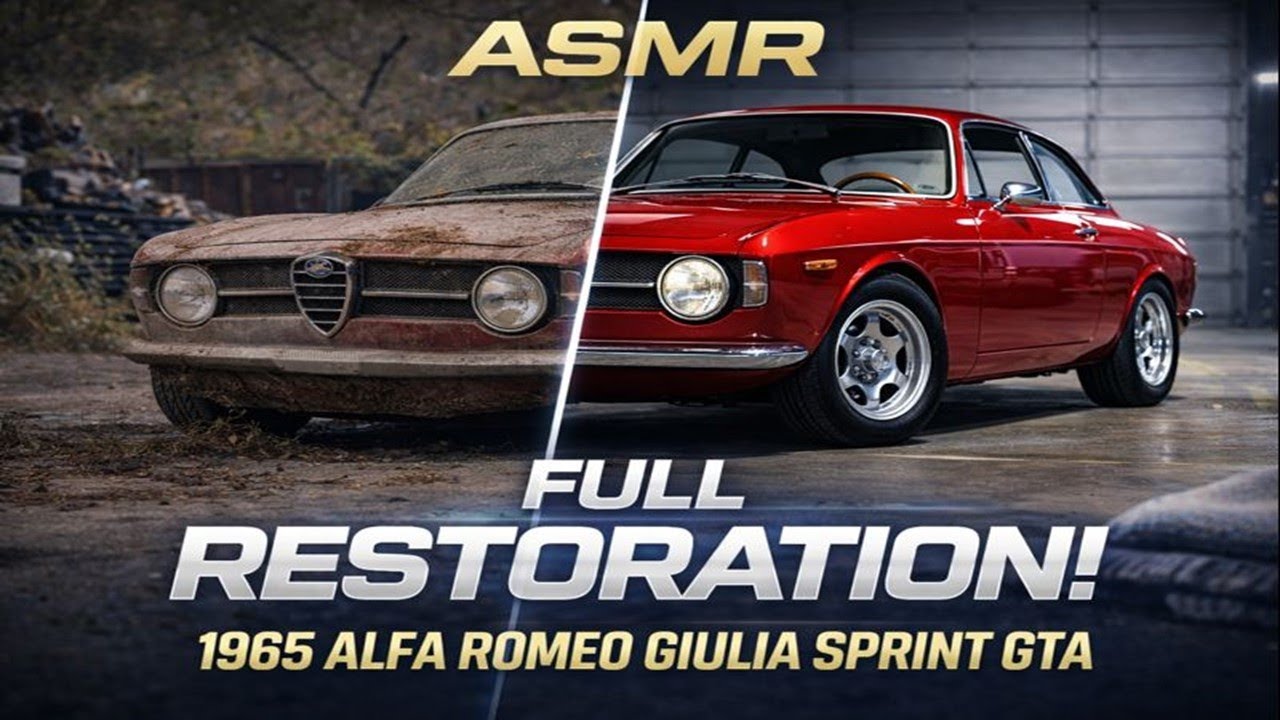 Abandoned Alfa Romeo Giulia Sprint GTA 1965 Restoration | Satisfying ASMR Full Rebuild