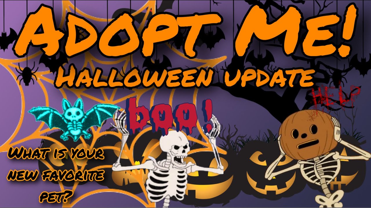 Adopt Me Halloween and mini games plus new pets.