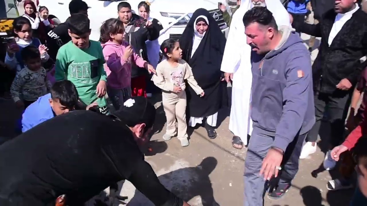 استقبال الحاج ابو حمزه و الحاجة أم حمزه /تصوير  حسين قيثارة 📷