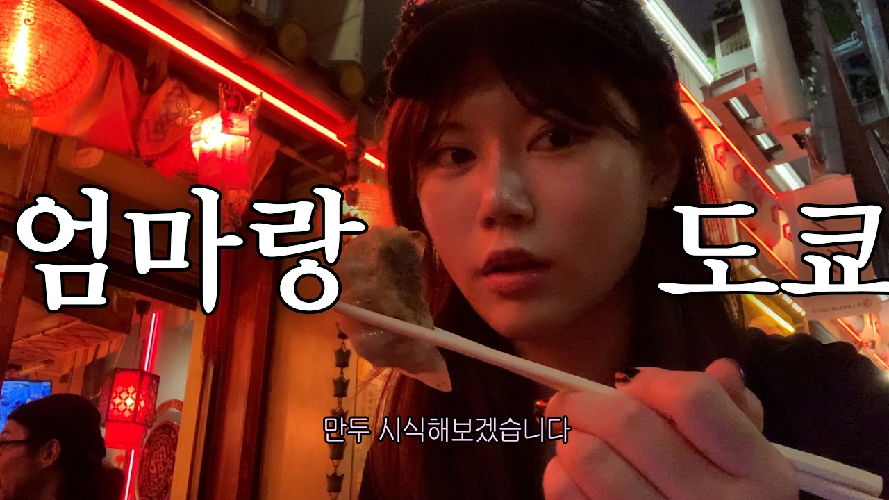 엄마랑 도쿄 가는 브이로그. 단둘이...