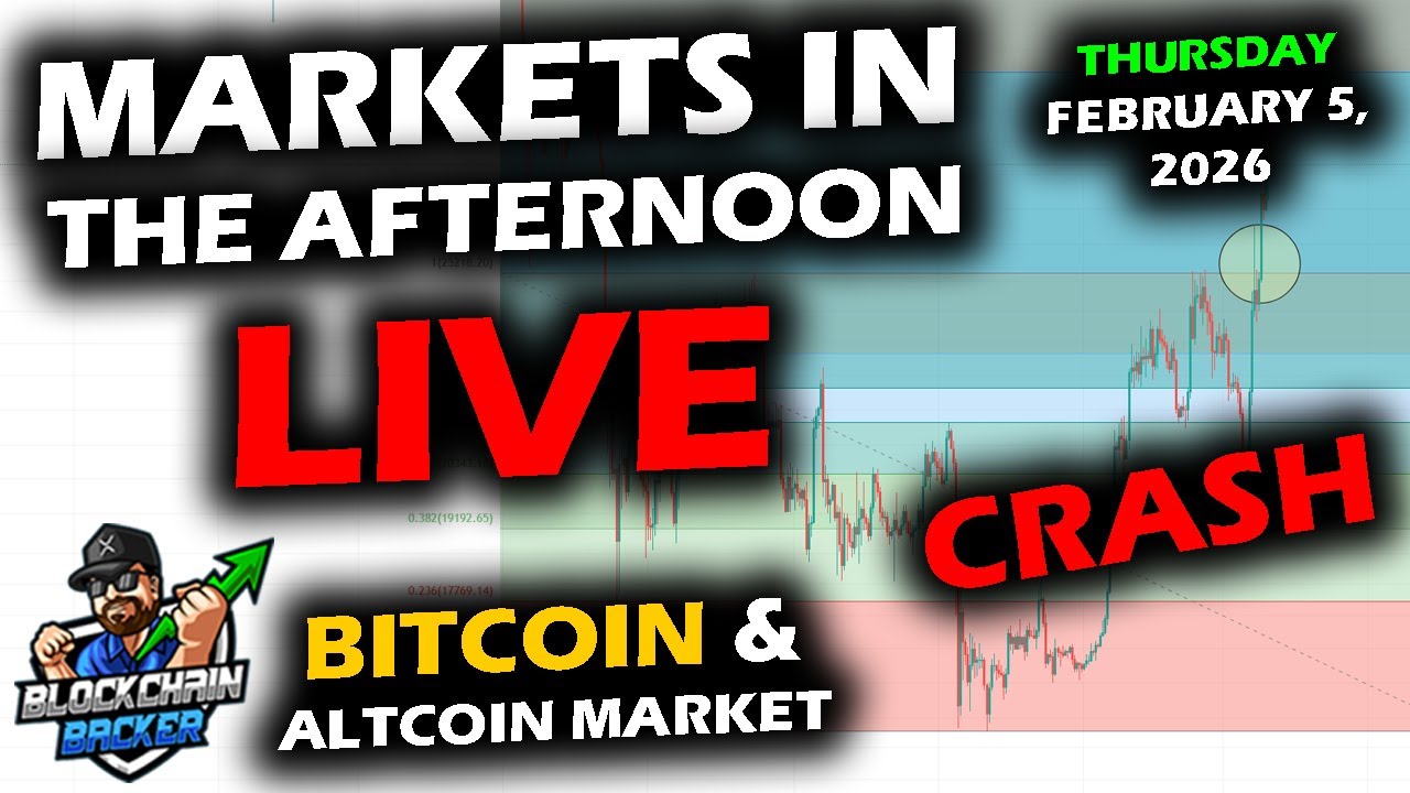 MARKETS LIVE, 2/5/2026, BTC $65,700, XRP $1.23, Capitulation in Progress