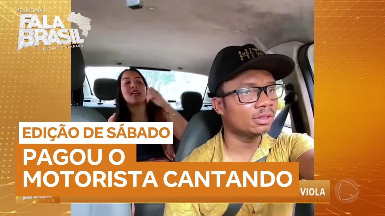 Passageira paga corrida de aplicativo cantando em Goi&acirc;nia (GO)