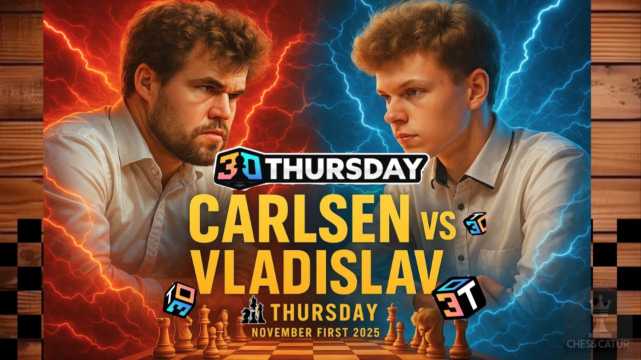 Magnus Carlsen vs Vladislav Artemiev🔹 Chess Game 3 0 Thursday events November First 2025
