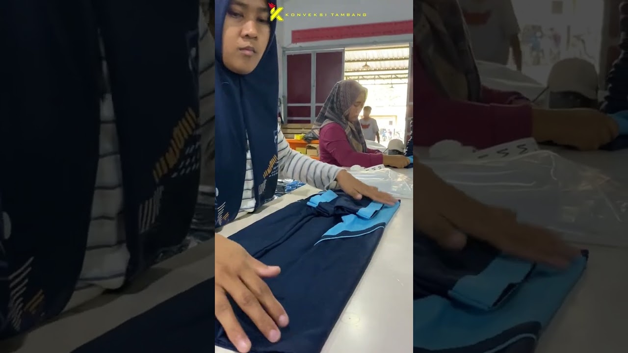 PABRIK KONVEKSI!! Proses Divisi Finishing di Pabrik KTJ #shorts