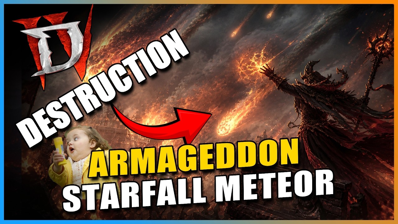 THE BEST Meteor Sorcerer Endgame Build Guide | T1 to T12 Armageddon Meteor