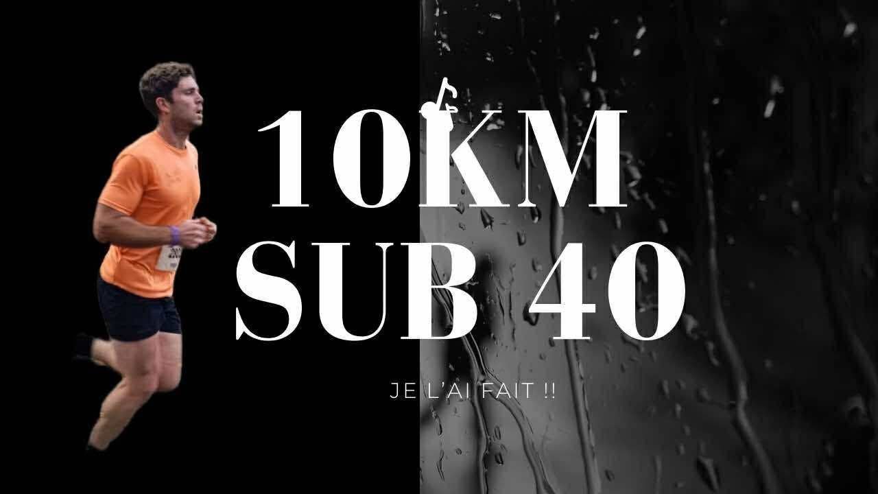 Objectif Sub40: j'ai tout donn&eacute; sur ce 10km