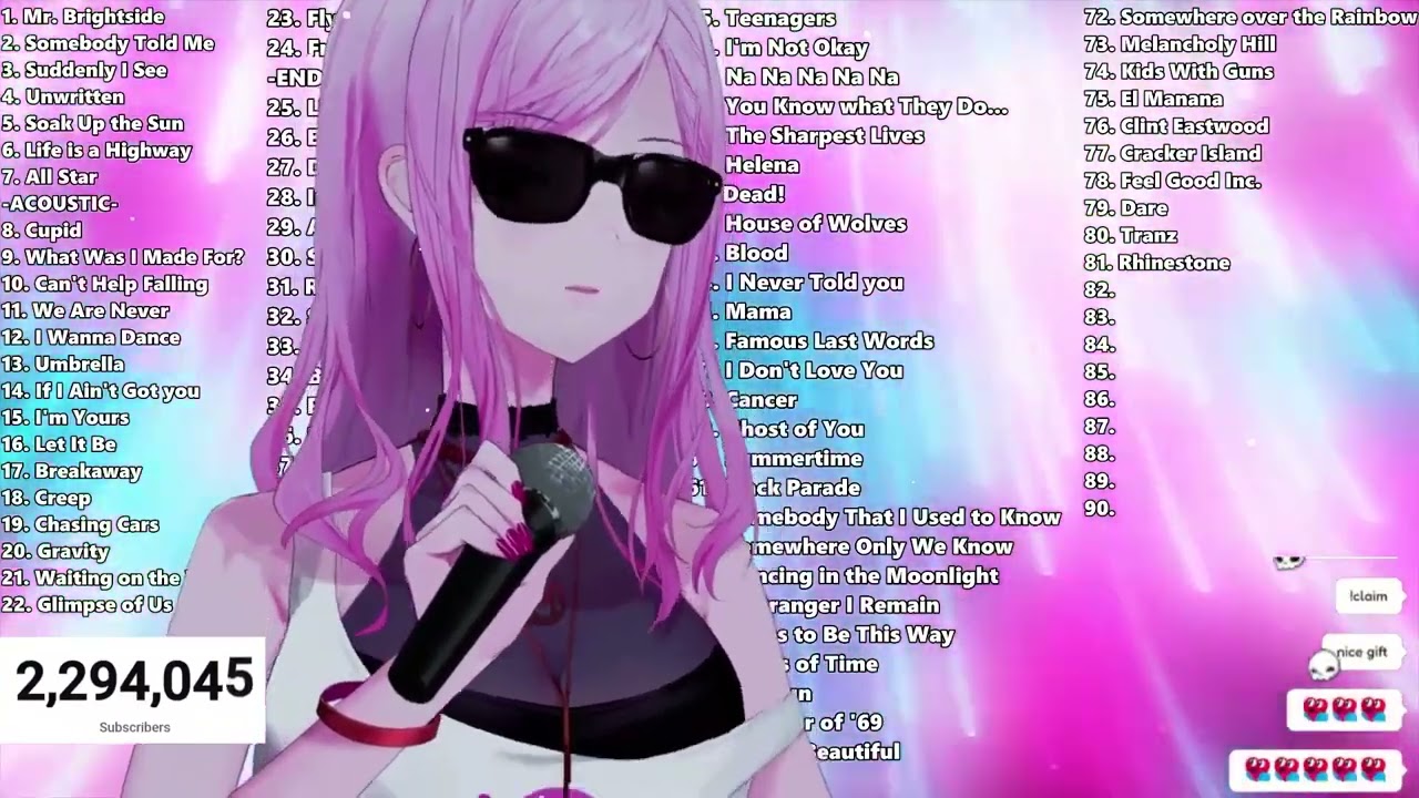 Mori Calliope sings Rhinestone Eyes by Gorillaz