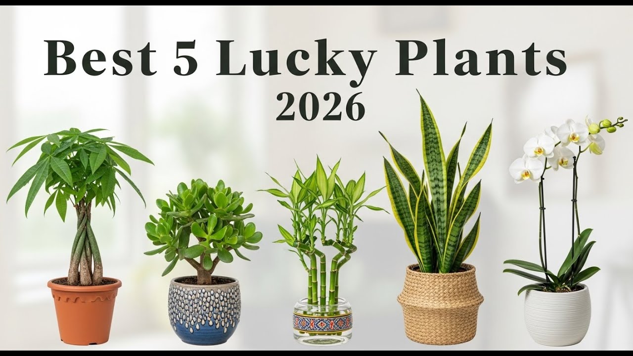 Пять самых счастливых растений, которые особенно благоприятны для 2026 года